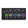 Miniatyrbilde 1 av 5: Mini 4-kanals Ultra Lavt Støy Stereo Mikser for Mikrofon & Gitar - MH400 (EU-Plugg)