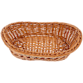 Miniatyrbillede 2 af 2: Brødkurv Frugtkurv Køkken Mad Serveringsholder Imitation Rattan Kurv
