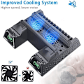 Miniatyrbillede 5 af 5: PS4 Stativ med PS4 Køleventilator til Playstation 4/PS4 Slim