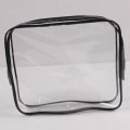 Miniatyrbillede 6 af 6: #in 1 Gaveposer Transparent PVC Rejsetaske Vandtæt Multifunktionel Kosmetikposer Makeupposer til Rejser 3 stk (Sort)#