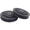 Pikkukuva 1 / 5: 2 kpl - 90 mm laakeri nylon-hihnapyörä, painonnostohihnapyörä, universaali