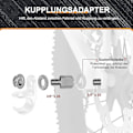 Miniatyrbild 3 av 5: Cykelaxeladapter för cykelvagnar - Universell kopplingsadapter