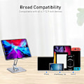 Miniatyrbillede 2 af 5: Drejelig Tablet Stand til Skrivebord 360 Graders Rotation, Foldbar Aluminium Retail Ipad Stand Holder