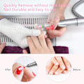 Miniatyrbild 3 av 5: Rosa 7-delad set med keramiska nagelfräsbits - Professionell för att ta bort gellack