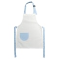 Pikkukuva 2 / 5: Sininen 47*36CM söpö taskullinen säädettävä lasten esiliina puuvillaa ja hamppua