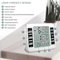 Miniatyrbillede 4 af 4: Opgraderet version køleskabs termometer trådløs digital fryser