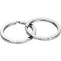Miniatyrbillede 1 af 3: 10 stk. 1,6x25 mm flade ringe til nøgleringe, runde splitringe Me