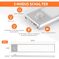Miniatyrbilde 2 av 5: /#/LED-lysstripe under-skap-lys bevegelsessensor  oppladbar/#/