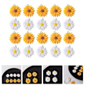 Miniatyrbillede 4 af 4: 20 stk. Blomster Charms Resin Vedhæng Mini Tusindfryd Perler Tusindfryd Charms til Smykkefremstilling