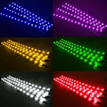 Miniatyrbillede 4 af 5: 10 stk Røde Vandtætte Fleksible LED-Strimler Underkropslys Til Bil