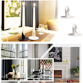 Miniatyrbillede 6 af 6: #Lysestager Metal 4 stk Lysmiddag Lysestager#