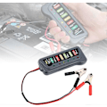 Miniatyrbillede 1 af 5: 1 stk. Bilbatteritester 12V Bilbatteri Belastningstester Test Batteritilstand og Generatoropladning Passer til Bil Lastbil Motorcykel ATV SUV Båd (Sort #2