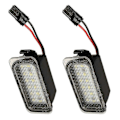Miniatyrbillede 1 af 4: 2 stk. SMD 18 LED nummerpladelys, nummerpladelys til F-ord Fiesta Focus C-Max Mondeo Galaxy S-Max Kuga J-Aguar XJ XF 542119