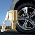 Miniatyrbilde 2 av 5: Bil Dekk Inflasjonsdyse Dekk Luftchuck Hjul Pumpe Dekkventil Inflator Klemme Adapter Messing Kobling Kjøretøy