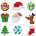 Miniatyrbilde 3 av 5: #30 stk Jule DIY Diamantkunst Klistremerker#