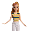 Miniatyrbild 3 av 4: 2-pack Kläder Set 30cm Babykläder 6 Punkter Barbie Dockkläder