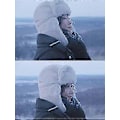 Miniatyrbillede 3 af 4: Trapperhat til kvinder, imiteret pels, vinterhatte, russisk hat med spænde, ski, cykling, øreklap, fluffy