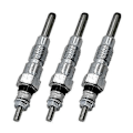 Miniatyrbillede 2 af 5: 3 stk. 15951-65510 1595165510 15951-65512 Motorvarmer Gløderør 10 mm til Kubota Motor D650 D750 D