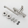 Miniatyrbilde 2 av 3: #med ekstra lang tut 26 cm, vaskemixervannkran med tut, svingbar kran#