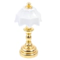 Miniatyrbilde 1 av 2: 1 stk Mini Sengelampe Pynt Tre Mini Lys Dekor Modell Mini Hus Dekor