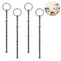 Miniatyrbillede 2 af 4: 4 stk. 3-lags kageopsats hardware, etagefad hardware, kageopsats