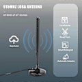 Miniatyrbilde 3 av 5: 5.8dbi 868mhz Lora Antenne For Helium Hotspot Nebra Bobcat 300 Miner Erstatningsantenne Med Rp-sm