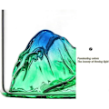 Miniatyrbild 4 av 5: Mountain View Kopp Tusen Mil av Floder och Berg Kopp Tekopp Glas Vattenkopp Isberg Tibetanskt Berg