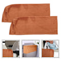 Miniatyrbilde 3 av 4: 2 stk. Universelt Sofa Armlene Trekk Elastisk Armlene Beskytter Ensfarget Armlene Beskyttelsesduk Kamelfarge