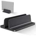 Miniatyrbillede 2 af 5: Sort - Vertikal Laptop Stativ, Justerbar Aluminium Stativ til Mac