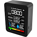 Miniatyrbilde 3 av 5: *Bærbar luftkvalitetsdetektor CO2-måling digital temperatur*