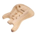Miniatyrbild 4 av 5: Obehandlad gitarrkropp för SSH-stil Förborrade hål Paulownia Trä Elektrisk gitarrkropp för DIY musikinstrument
