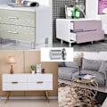 Miniatyrbilde 5 av 5: *Justerbare nivelleringsføtter i rustfritt stål 4 stk møbler sofa*