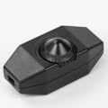 Miniatyrbilde 1 av 3: 2 stk. Lysregulator Potensiometer med Bryter, Dimmer, Dimmerbryter, Loddetilkobling, PC, Svart, 70*34*33mm