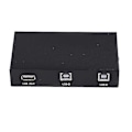 Miniatyrbild 1 av 5: 2 In 1 Ut Usb-skrivardelare, 2 Usb 2.0-portar Splitter Skrivaradapter Delningsenhet Switchbox För PC-skrivare Datorskannrar