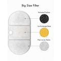 Miniatyrbilde 4 av 5: Capsule Cat Vannfontene Filter, 4-pakning Ultra Stille Kjæledyr Vannfontene Filter