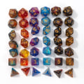 Pikkukuva 3 / 6: #42kpl Polyhedral Dice D20 D12 D10 D8 D6 D4 16mm Akryyli Dice Set Dungeons and Dragons DND Dice RPG MTG Pöytäpeleille Kaksivärinen#