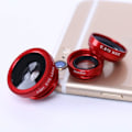 Miniatyrbillede 5 af 5: 2 Pak 3 i 1 Universelle Mobiltelefon Linser, Makrolinse Bred An
