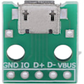 Miniatyrbild 4 av 5: 10 st Micro USB till DIP Hona Adapter 5 2.54mm Pitch-Micro USB Lödning (Grön)