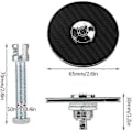 Miniatyrbillede 2 af 5: Hurtigudløsning, Universal Carbon Style Motorhjelmslås Nøgle Pin Kit 2 stk. Sort