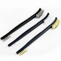 Miniatyrbilde 4 av 4: Mini Wire Brushes Rengjøringssett, 7 stk. Nylonstålbørste Messing Dobbelbørste og Metallpigger Polymer for Rustfjerning, Skraping av Smuss