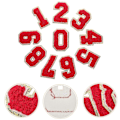 Miniatyrbild 3 av 3: 20 st Sy Kläder Lappar Dekorativa Broderade Lappar Kläder Applikation Dekor Kläder Dekor