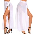 Miniatyrbillede 2 af 5: Sarong Coverups til Kvinder Strand-wrap Nederdel Badedragt Wrap Lang Svømme-pareo