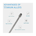 Miniatyrbilde 4 av 5: Erstatningstupper i titanlegering for Remarkable 2 Maker Stylus Pen, Fin bakside for notatskriving