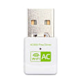 Miniatyrbillede 1 af 5: Trådløs netværksadapter WiFi-modtager Dual Band 2.4G/5G Drive-free 300Mbps Højhastighedstransmission Stærkt signal Plug And Play WIFI-adapter