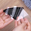 Miniatyrbild 1 av 5: 8-pack halkfri mattaunderlägg i silikon, triangulär form