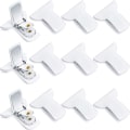Miniatyrbillede 1 af 5: (12 stk) Polstrede Dyneclips Dyneclips Hvide Polstrede Clips Blan