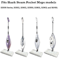 Miniatyrbillede 2 af 5: Pakke med mikrofiber dampmoppepudeovertræk til Shark S2901 S3455 S3501 S3502 S3601 S3701 S3901 Lilla