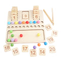 Miniatyrbillede 2 af 5: Læringslegetøj til matematik for børn - Montessori-spil