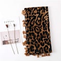 Miniatyrbilde 4 av 5: Leopardmønstret Sjal for Kvinner - Pashmina Sjal Scarves Cha
