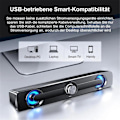 Miniatyrbillede 5 af 6: #USB-kablede kraftfulde computerhøjttalere Bluetooth-højttaler (Surround S#